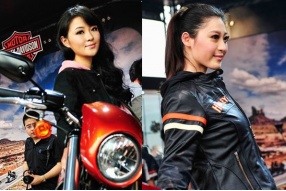 2012北京車展Harley-Davidson女郎-不是干露露