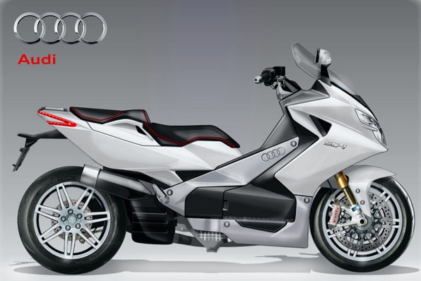 Audi & Ducati大綿羊幻想圖