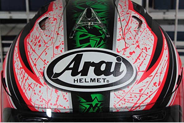 360° ARAI RX7-RR5 Nicky Hayden 2012希頓的MotoGP拉花頭盔