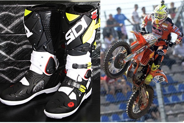 2014 SIDI CROSSFIRE 2 SRS 越野皇者Tony Cairoli的賽車皮靴