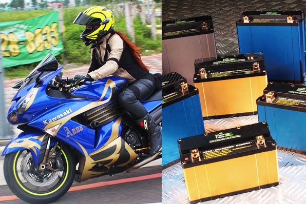 爽快起動、敏捷油門反應~RCE鋰鐵電池