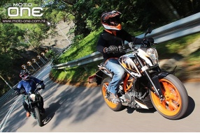 (新車試駕)2014 KTM DUKE 390/200-升級娛樂性