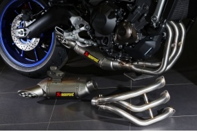 AKRAPOVIC MT-09 exhaust 「太空坦克」式MT-09專用全梳排氣管抵港