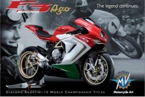 MV AGUSTA F3 800 AGO－限量300台亞高斯丁尼版接受預訂