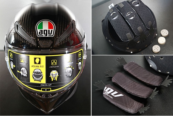 深入查看 - AGV Pista GP ASIAN FIT 亞洲版與歐洲版的分別