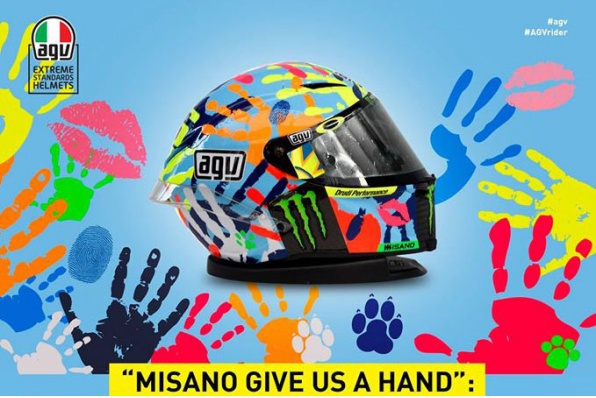 PISTA GP MISANO GIVE US A HAND 色彩神掌頭盔 - 接受預訂