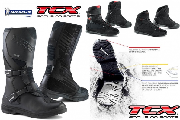 TCX 2015最新電單車皮靴系列 - MICHELIN鞋底加持