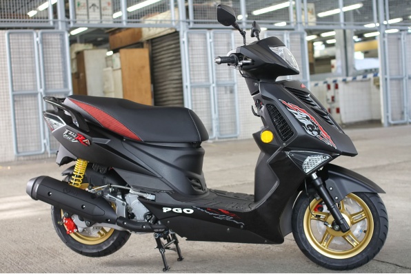 2015 PGO TIGRA 150 啞黑新色登場