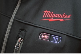 Milwaukee M12 男裝黑灰新色發熱風褸抵港 