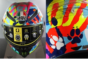 AGV Pista GP E2205 LIMITED EDITION MISANO 2014 -  羅絲的色彩神掌