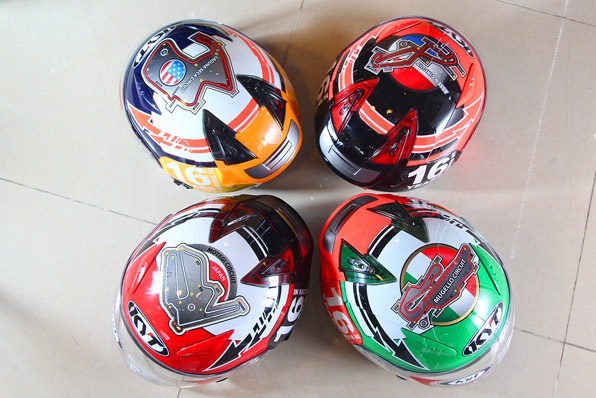 KYT Galaxy Slide-Motogp賽道花(美國LAGUNA SECA及荷蘭ASSEN賽道)