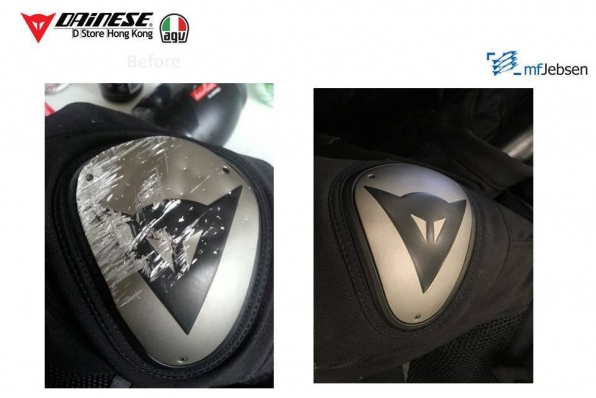 DAINESE D-STORE│優質售後服務│更換肩膀鋼片