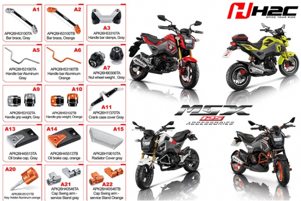 HONDA MSX 125│專用 H2C 配件