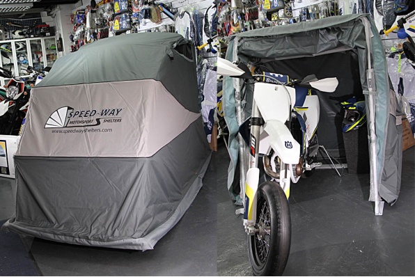 Speed-Way Shelters│電單車快速開合帳篷│給愛驅優質的家