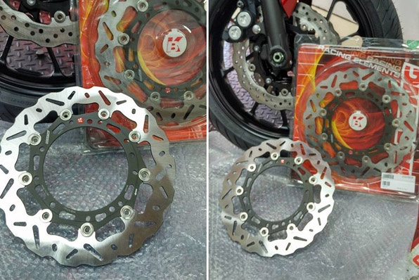 YAMAHA MT-07-專用BRAKING浮動菊花煞車碟抵港