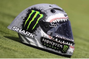 羅倫素MOTOGP西班牙主場SHARK頭盔 - 真大白鯊