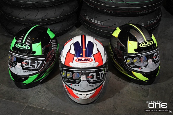 HJC CL-17 綠黑、黃黑、橙紅白HJC新拉花全面頭盔抵港│售價HK$980