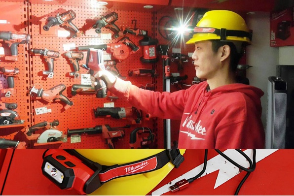 MILWAUKEE 4伏特USB充電頭燈 - 便利工程照明燈