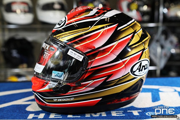 ARAI RX-7X NAKAGAMI GP 中上貴晶│展翅翱翔的紅翼金翼│鴻興現貨有售