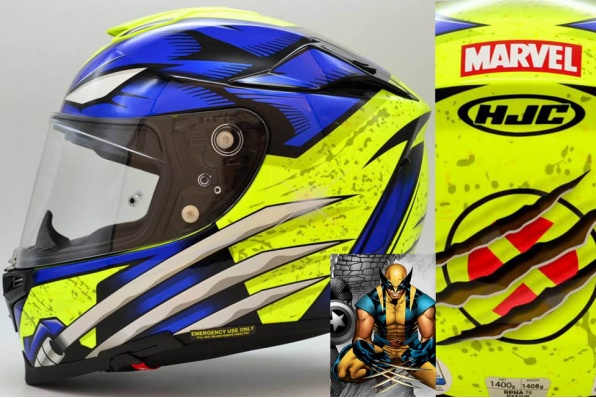 HJC x Marvel Wolverine R-PHA 70│狼人 Logan拉花頭盔│三禾接受預訂