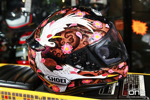 SHOEI Z-7 Transcend TC-10 日本國鳥「丹頂鶴」限量拉花頭盔,只得一批,現貨只餘S、XL、XXL,售完即止 - 頭盔王
