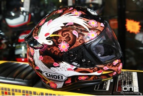 SHOEI Z-7 Transcend TC-10 日本國鳥「丹頂鶴」限量拉花頭盔，只得一批，現貨只餘S、XL、XXL，售完即止 - 頭盔王