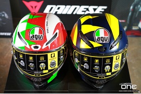 AGV Pista GP R SOLELUNA / MUGELLO 2018 兩頂羅絲新款日月拉花頂級賽車頭盔