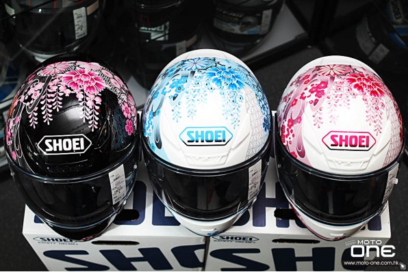 SHOEI Z-7 HARMONIC(亞洲版) 鮮花盛放 - 粉紅白、粉藍白、粉紅黑三色 - 頭盔王現貨發售