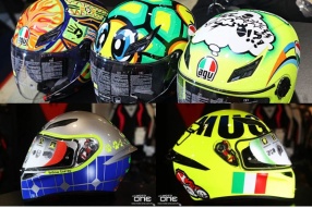 AGV K1 Mugello 2015 / 2016 羅絲拉花全面頭及AGV Blade (龜龜、5洲、MISANO 2011)羅絲拉花開面頭盔抵港