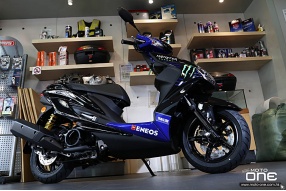 MONSTER ENERGY YAMAHA MOTOGP EDITION CYGNUS X ABS 特別版抵港