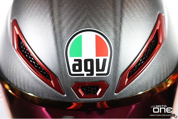 AGV PISTA GP RR SPECIALE LIMITED EDITION 磨砂灰色碳纖維+醉紅幻彩鏡面 - 全球限量3500頂特別版賽車頭盔