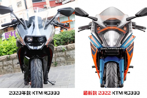 2022 KTM RC390-網路上熱傳官方照片 