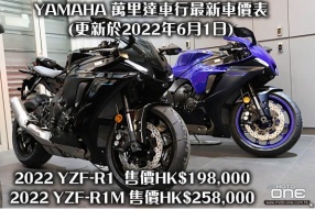 YAMAHA 萬里達車行最新車價表(更新於2022年6月1日)