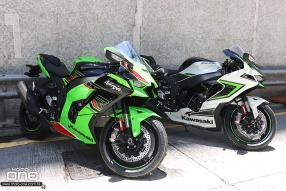 2022 Kawasaki Ninja ZX-10R KRT賽車花及白綠黑新色抵港 - 車頭具有定風翼功能