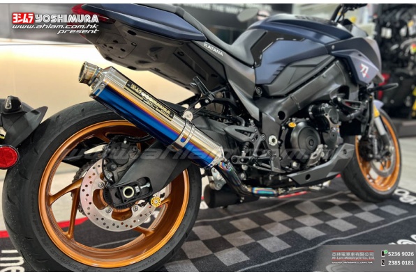 Suzuki Katana 日本製吉村Yoshimura全鈦合金幻彩全段排氣管 - 亞林發售