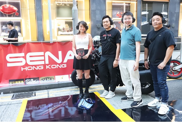 SENA HK 現場試音 x 為大會義工提供藍牙通訊裝備 - 2023香港電單車節