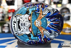 ARAI VZ-RAM PEDROSA SHOGUN 柏度莎 ＂武士＂回歸開面頭盔抵港