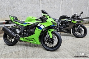 2026 Kawasaki Ninja ZX-6R 636 青檸綠、金屬灰新色抵港