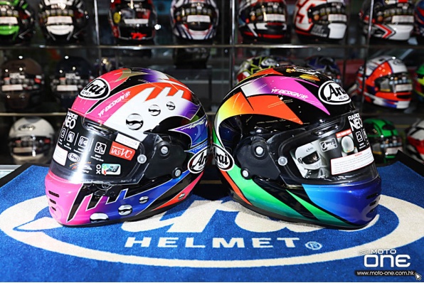 Arai Rapide-Neo Harada「原田哲也」、Sakata 「坂田和人」 日本車手復刻拉花個性型盔 原價HK$3,990 特價HK$2,590 超級抵Arai Full Face