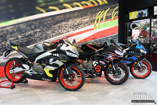 2026 APRILIA RS457 鋁合金車架雙缸入門跑車新花抵港