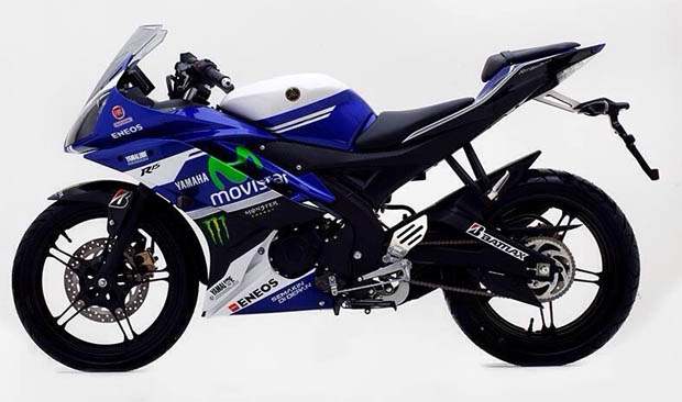 2014 YAMAHA YZF-R15-Motogp Movistar拉花