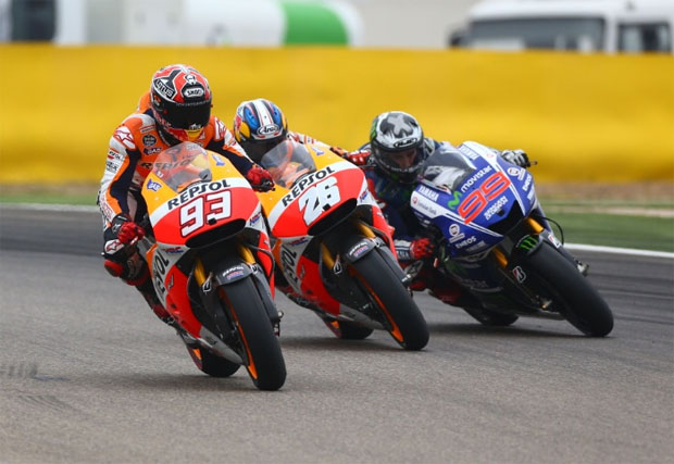 2014 motogp西班牙亚拉岗站-honda车手打错如意算盘