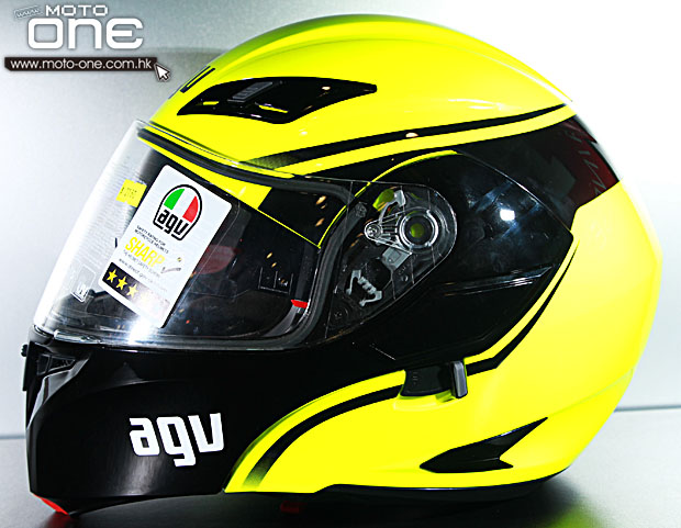 2014 AGV COMPACT HELMET ELLOW