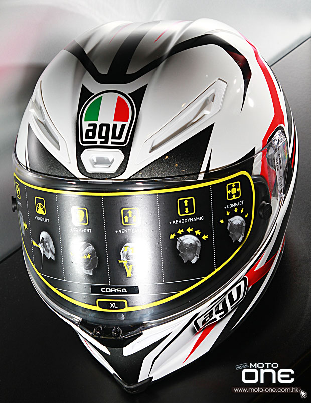 2014 AGV CORSA VELOCITY