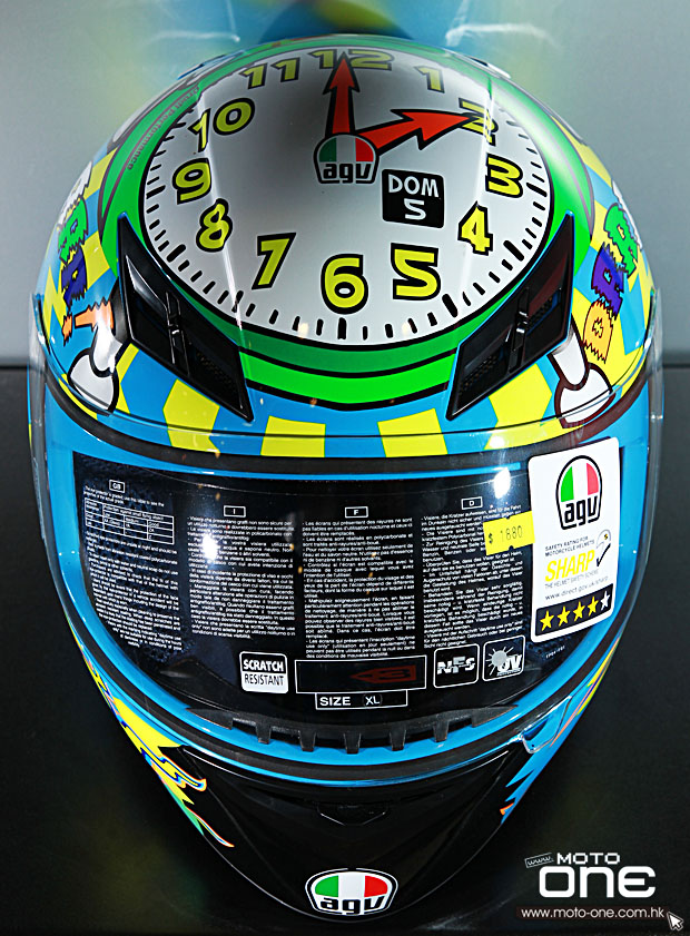 2014 AGV K3 ROSSI HELMET