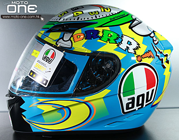 2014 AGV K3 ROSSI HELMET