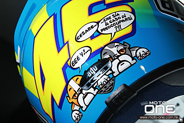 2014 AGV K3 ROSSI HELMET