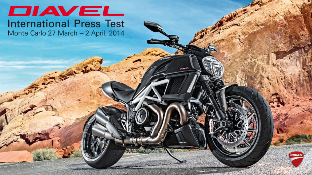 2014 Ducati DIAVEL international press test