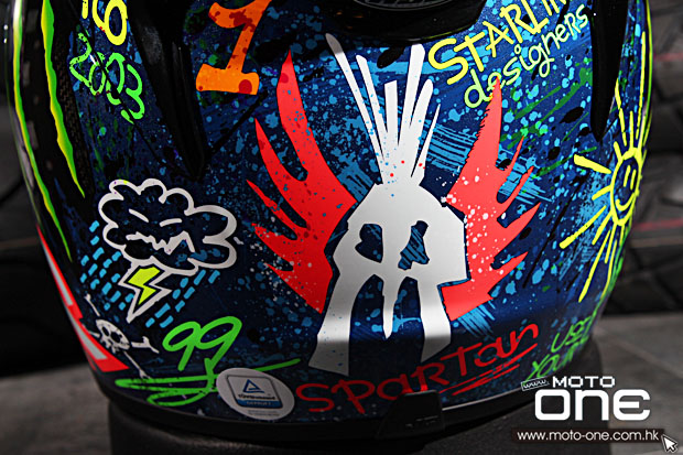 HJC R-PHA 10 Graffiti CARBON LORENZO