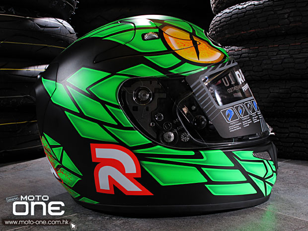 2014 HJC RPHA-10 PLUS LORENZO Green Mamba